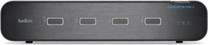 Produktbild Belkin F1DN204KVM-UNN4, 3840 x 2160 Pixel, 4K Ultra HD, Rack-Einbau, Schwarz