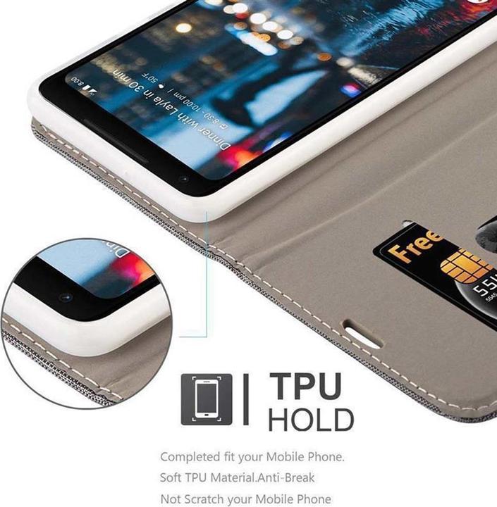 Produktbild Cadorabo Book Jeans Optik Cover (Google Pixel 2 XL)