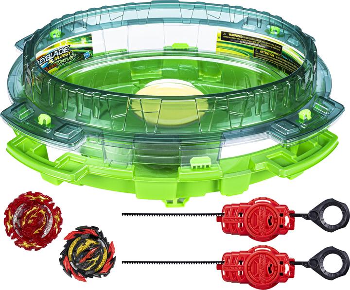 Actual product image Hasbro Beyblade Burst QuadDrive Interstellar Drop Battle Set (Multilingual)