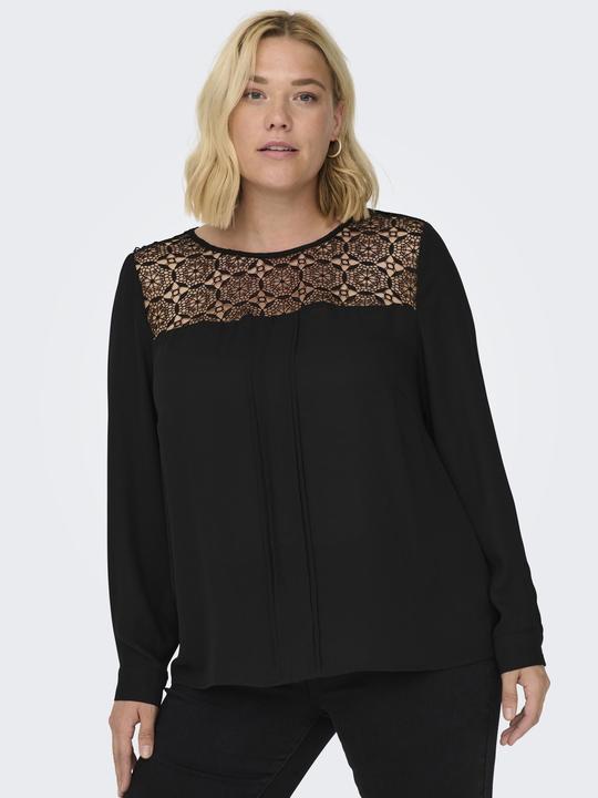 Immagine prodotto Only Top curvy in pizzo con maniche lunghe (42)