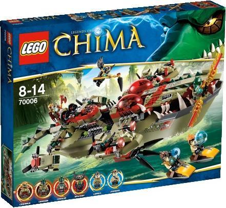 Actual product image LEGO Legends of Chima Cragger s Command Ship (70006)