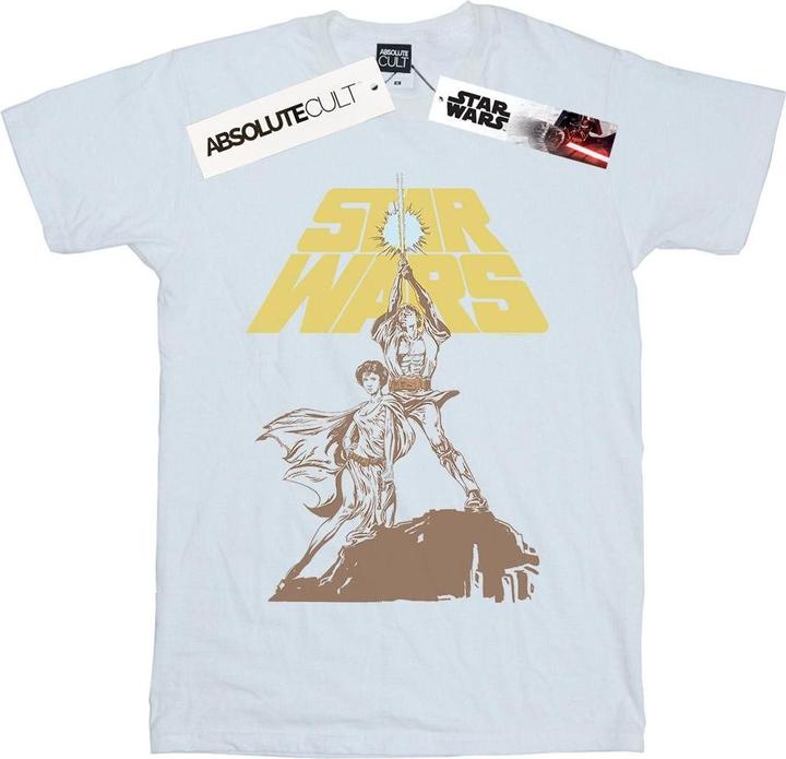 Actual product image Star Wars Mens Vintage Rebels T-Shirt (L)