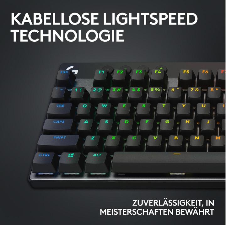 Immagine prodotto Logitech G Pro X TKL Lightspeed (CH, Senza fili, Cablato)