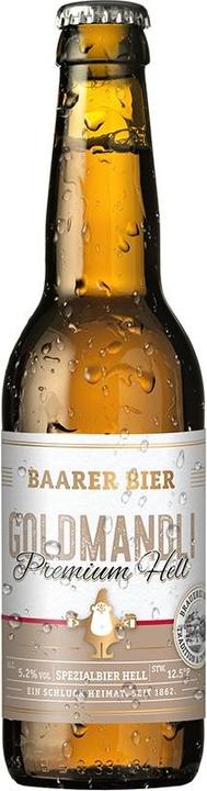 Immagine prodotto Brauerei Baar Baarer GOLDMANDLI Premium Hell box / 5.2% (24 x 33 cl)