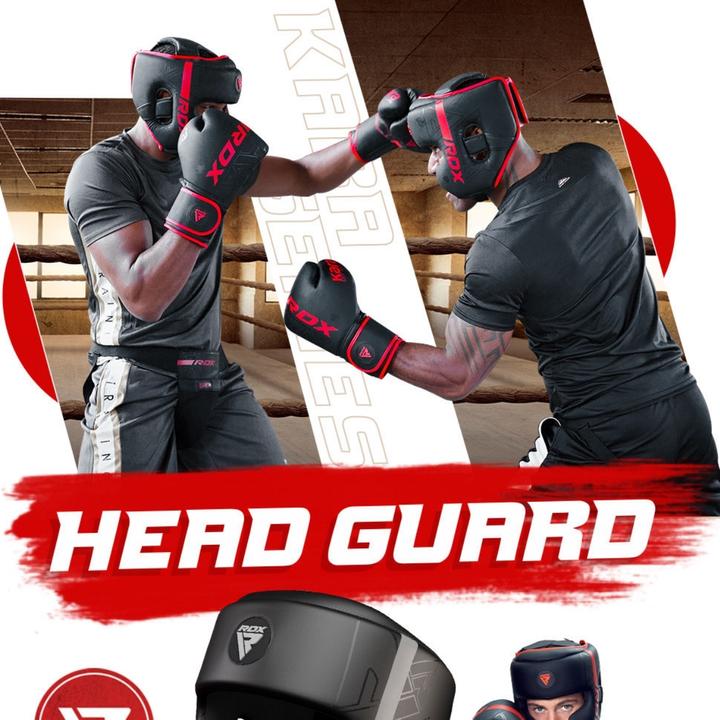 Actual product image Rdx Head Guard F6 Matte Black-L (L)