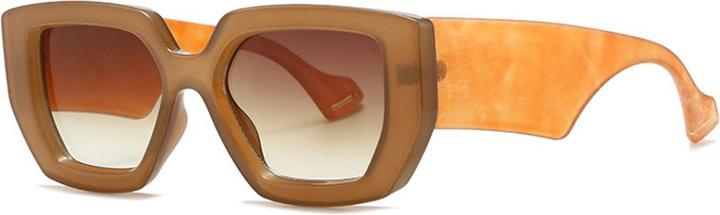 Techsuit - Sunglasses (86321) - for Women with PC Frame and Lens, Vintage - Brown