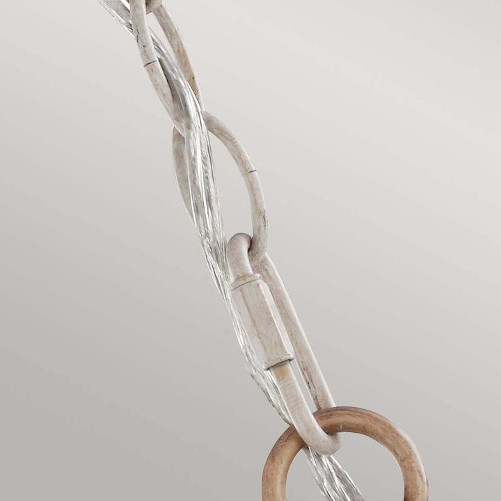 Produktbild Elstead Lighting Hartsville Kronleuchter E14 3-fach Chalk Washed, Beachwood (41.90 cm)