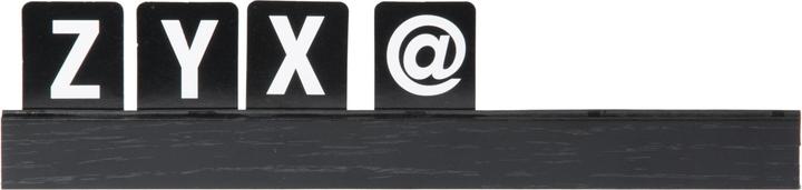 Actual product image Securit Buchstabenleiste schwarz (1.5 x 35.5 x 30 cm)