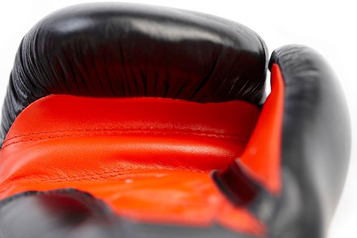 Actual product image Ju-Sports Boxing gloves black / red (12 OZ, 12)