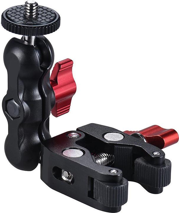 Actual product image Patona Magic Arm double ball head clamp (Metal)
