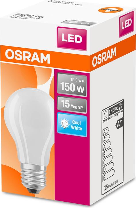 Produktbild Osram Led Retrofit Classic A (E27, 17 W, 2500 lm, 1 x, D)