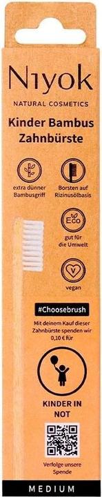 Niyok Handzahnbürste Kinder in Not 1 Stück (Weich, 1 x)