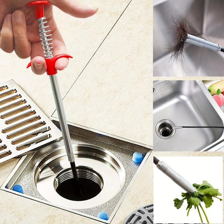 Actual product image PhoneLook Flexibles Reinigungswerkzeug für Abfluss mit Greifarm zur Verstopfungsbeseitigung (160 cm)