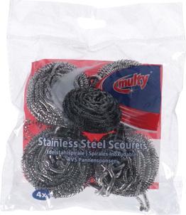 Productafbeelding Multy Roestvrijstalen sponzen 4 stuks (4 Pcs.)