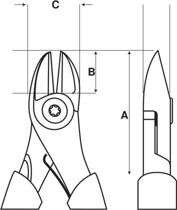 Immagine prodotto Bahco Pinza Da Taglio In Acciaio Inox Da 160 mm (150 mm)