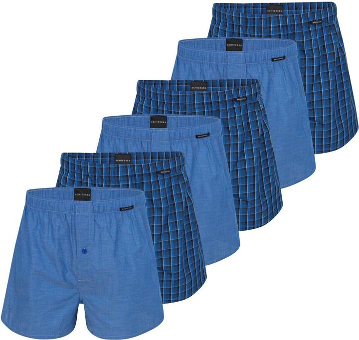 Actual product image Schiesser Pack of 6 Web Boxer Shorts (4XL, pack of 6)