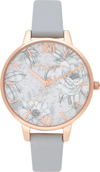 Actual product image Olivia Burton Wrist watch with leather strap (Analogue wristwatch, 34 mm)