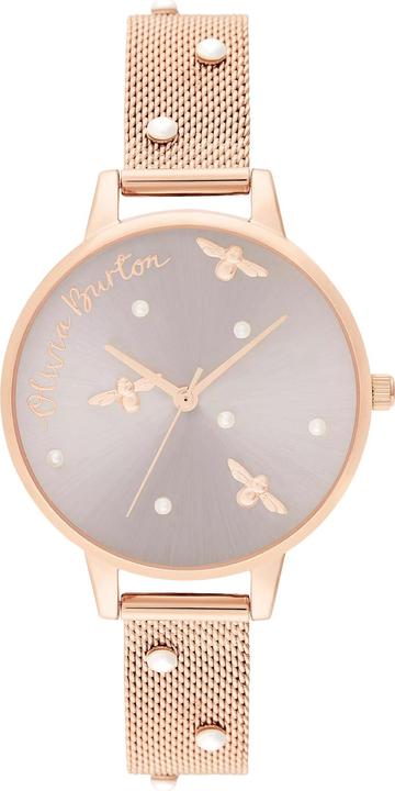 Olivia Burton Armbanduhr mit Edelstahlband (Analoguhr, 34 mm)