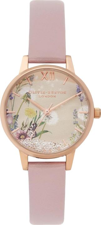 Olivia Burton Armbanduhr mit Lederband (Analoguhr, 38 mm)