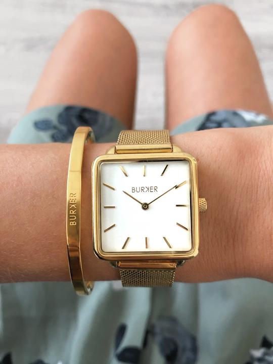 Produktbild Burker Watches Uhr Chloe Gold White (Analoguhr, 38 mm)