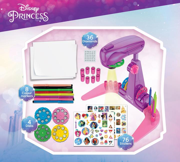 Actual product image Lisciani Princess Projector Drawing School