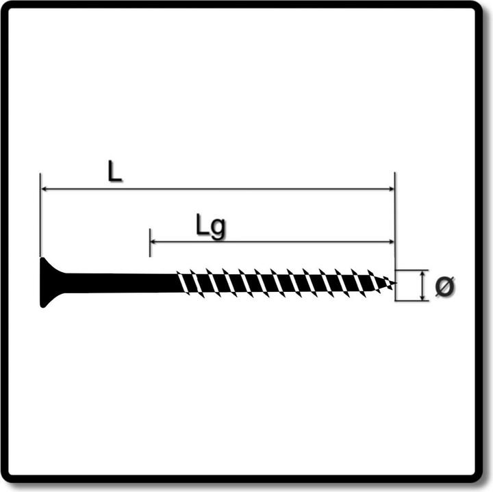Actual product image Spax Chipboard screws SK T20 5,0x70 mm (200 Screws per piece)
