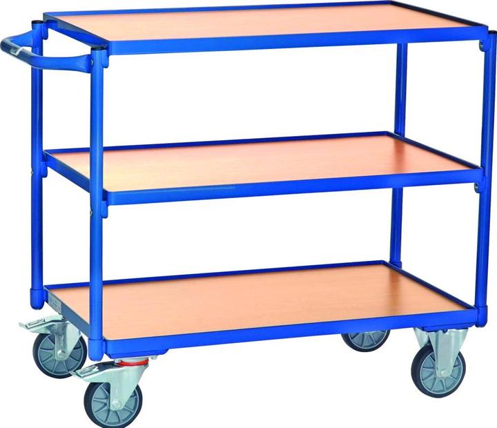 Produktbild Werkstarck Transportwagen mit 3 Ladeflächen (300 kg)