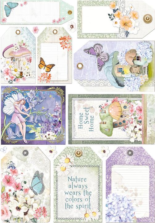 Produktbild Ciao Bella Papier-Set "Enchanted Land", 9 Blatt, A4 (9 Stk.)