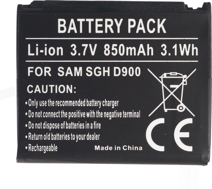 Produktbild Samsung Akku SGH-D900, -E780, -E788, AB50344CECSTD
