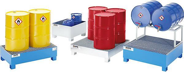 Image du produit eurokraft basic Bac de rétention pour fûts de 200 litres