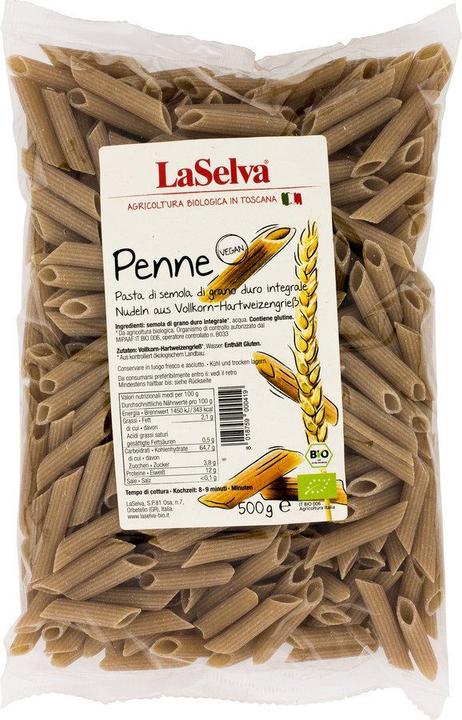 Immagine prodotto LaSelva Penne biologiche a base di semola integrale di grano duro (500 g)