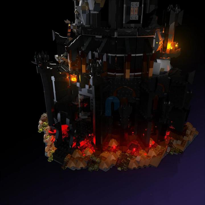 Immagine prodotto Light my bricks LMB 2.0 Kit di illuminazione a LED per LEGO 10333 Il Signore degli Anelli: Barad-dûr