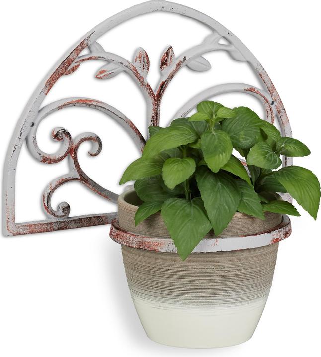 Image du produit Relaxdays Support pot de fleurs mural