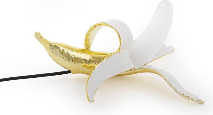 Image du produit Seletti Banana Lamp Dewey Lampe de table or (480 lm)