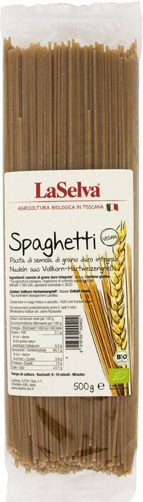 Actual product image LaSelva Organic spaghetti (500 g)