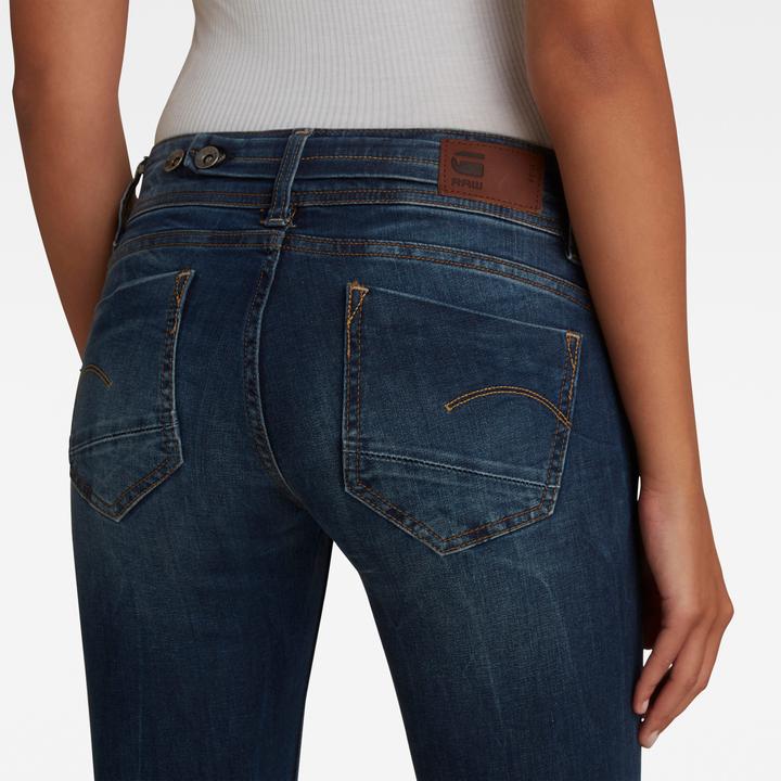 Immagine prodotto G-Star Midge Saddle Mid Straight Jeans Neutro dk aged (W31/L32)