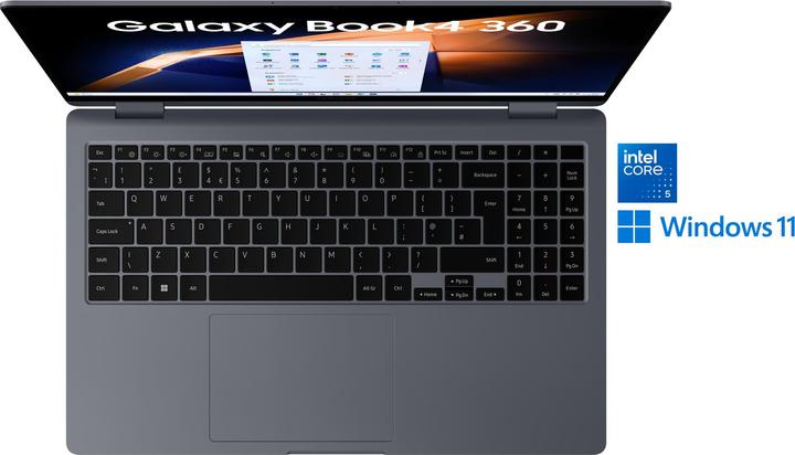 Produktbild Samsung Galaxy Book4 360 (15.60", Intel Core 5 120U, 16 GB, 256 GB, DE)