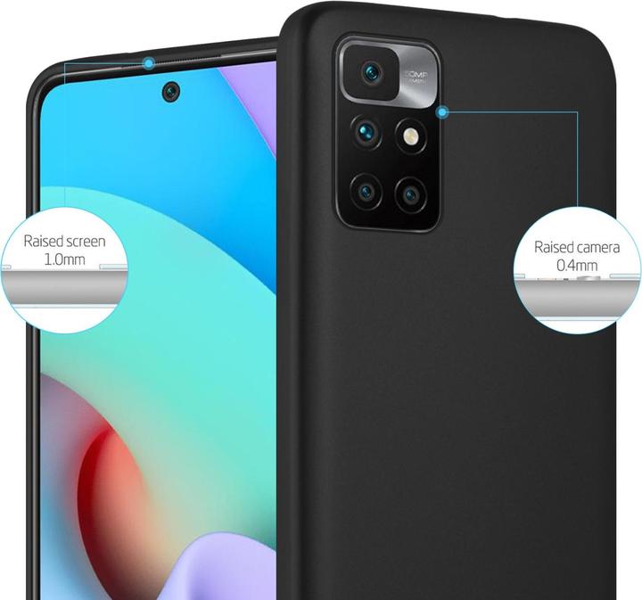 Image du produit Cadorabo TPU Matt Metallic Cover (Xiaomi Redmi 10, Xiaomi Redmi Note 11)