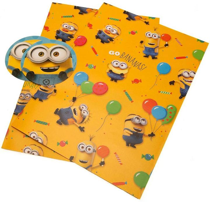 Produktbild Minions Geschenkpapier 2Erpack Papier (Geschenkpapier)