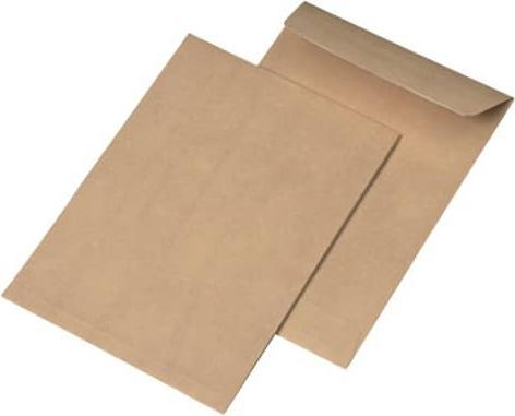 Actual product image Mailmedia Folding pockets C5 oF/hk brown 20mm pointed bottom 110g pack 250 pieces (250 x)