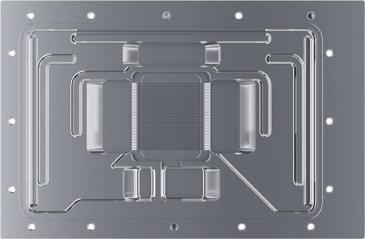 Actual product image Alphacool Ice Block Aurora Geforce RTX 4090 GameRock + Phantom with Backplate