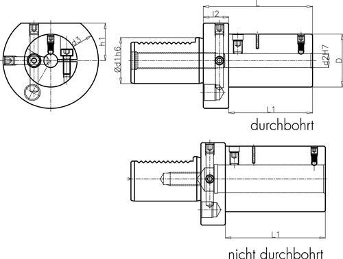 Produktbild Promat Werkzeughalter E2 S DIN 69880 Typ A