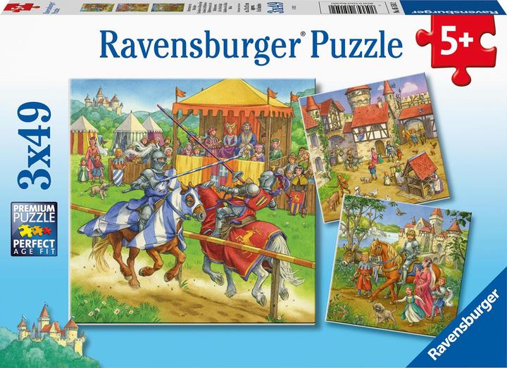 Actual product image Ravensburger Jousting in the Middle Ages (49 pieces)