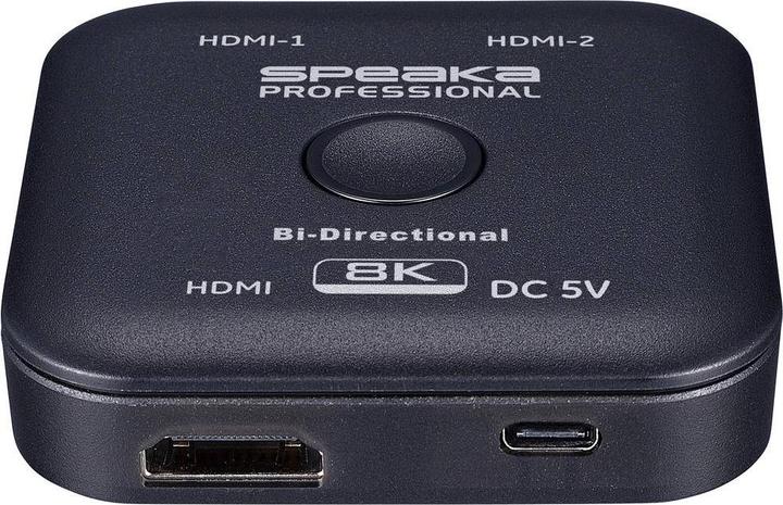 Image du produit SpeaKa Professional SP-11990132 Commutateur HDMI 2+1 ports utilisable de manière bidirectionnelle 76