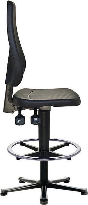 Actual product image Tecwerk Office swivel chair base glider + base ring integral foam black 580-850 mm