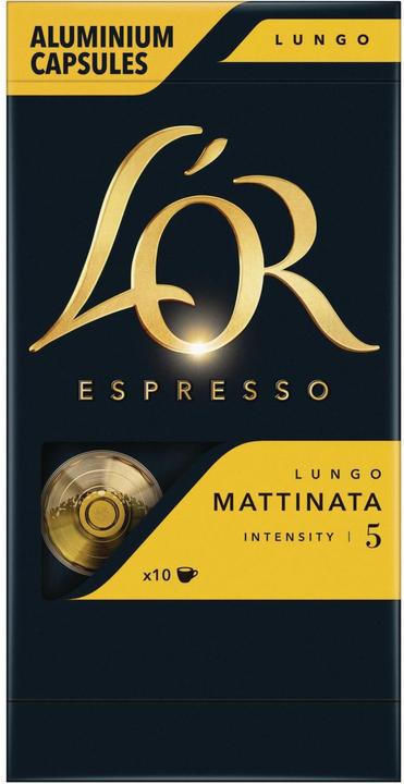 Immagine prodotto L’OR Espresso Capsule di caffè Espresso Lungo Mattinata 10 pezzi (10 x Porta.)
