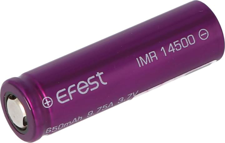 Produktbild Efest IMR 14500 (Pluspol flach) (1 Stk., 14500, 650 mAh)