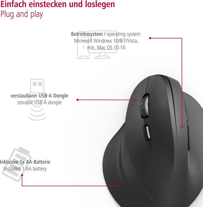 Image du produit Hama EMW-500ML (Sans fil)
