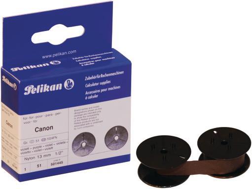 Produktbild Pelikan Farbband Nylon violett Gr.51S+U zu Canon/Sharp 13mm/6m (Violett)