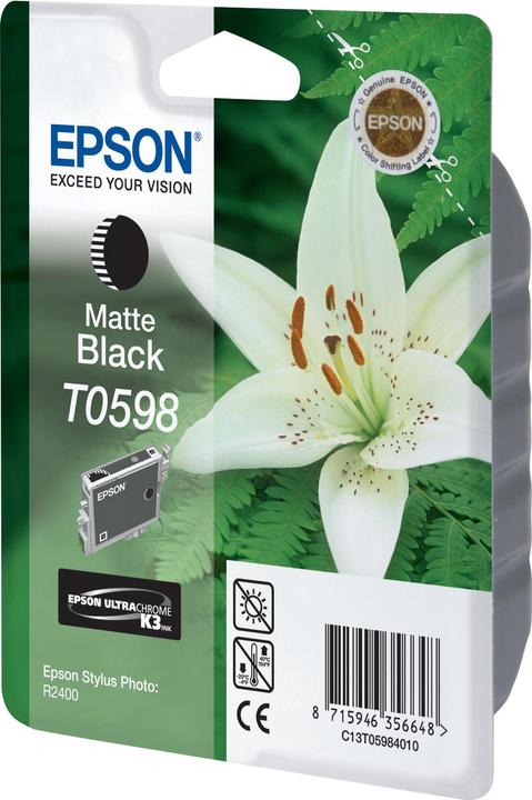 Produktbild Epson T0598 Ultra Chrome K3 (BK)